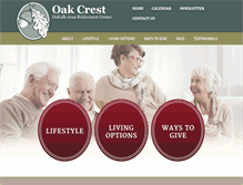 Tablet Screenshot of oakcrestdekalb.org